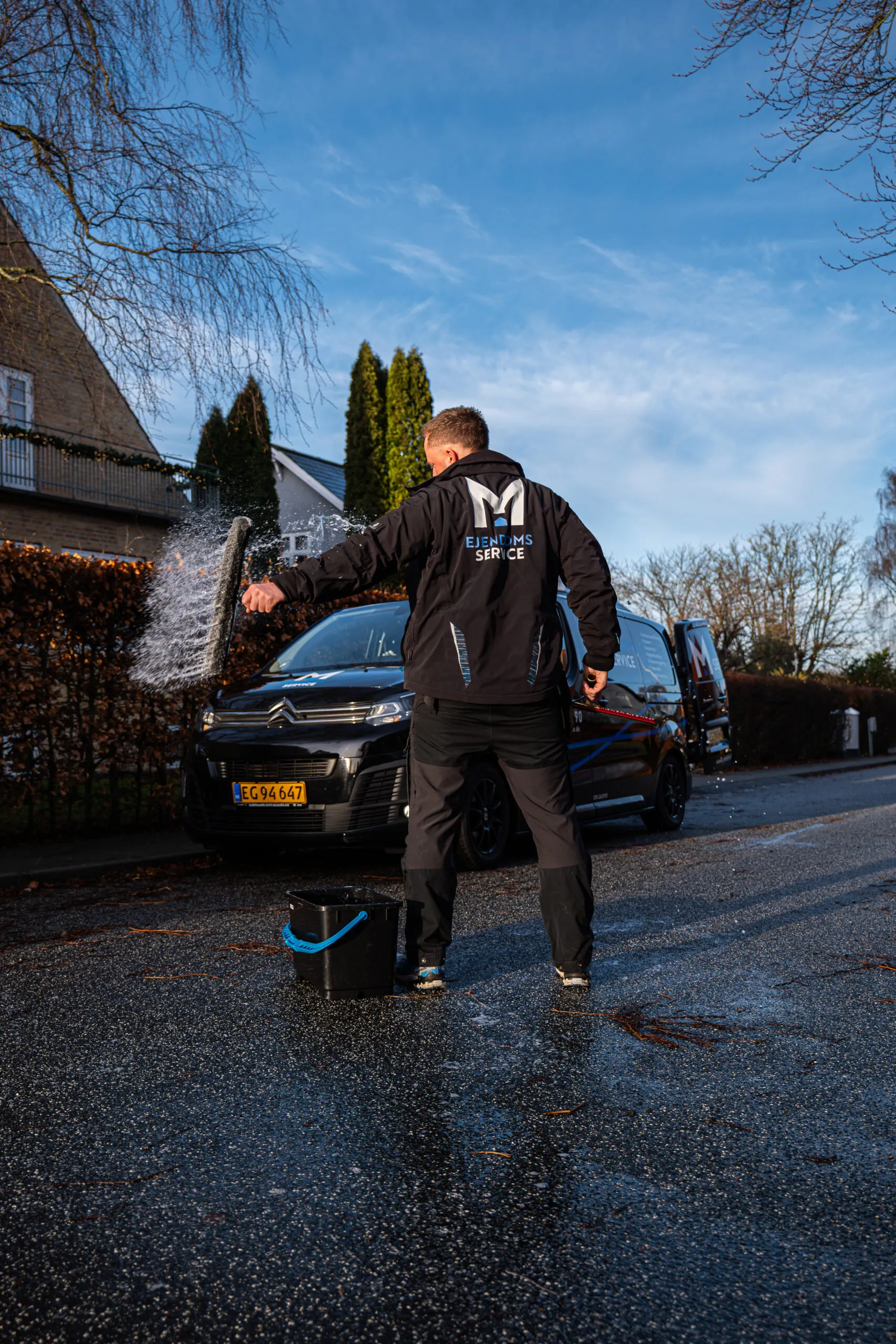 Trappevask udført af M.H. Ejendomsservice