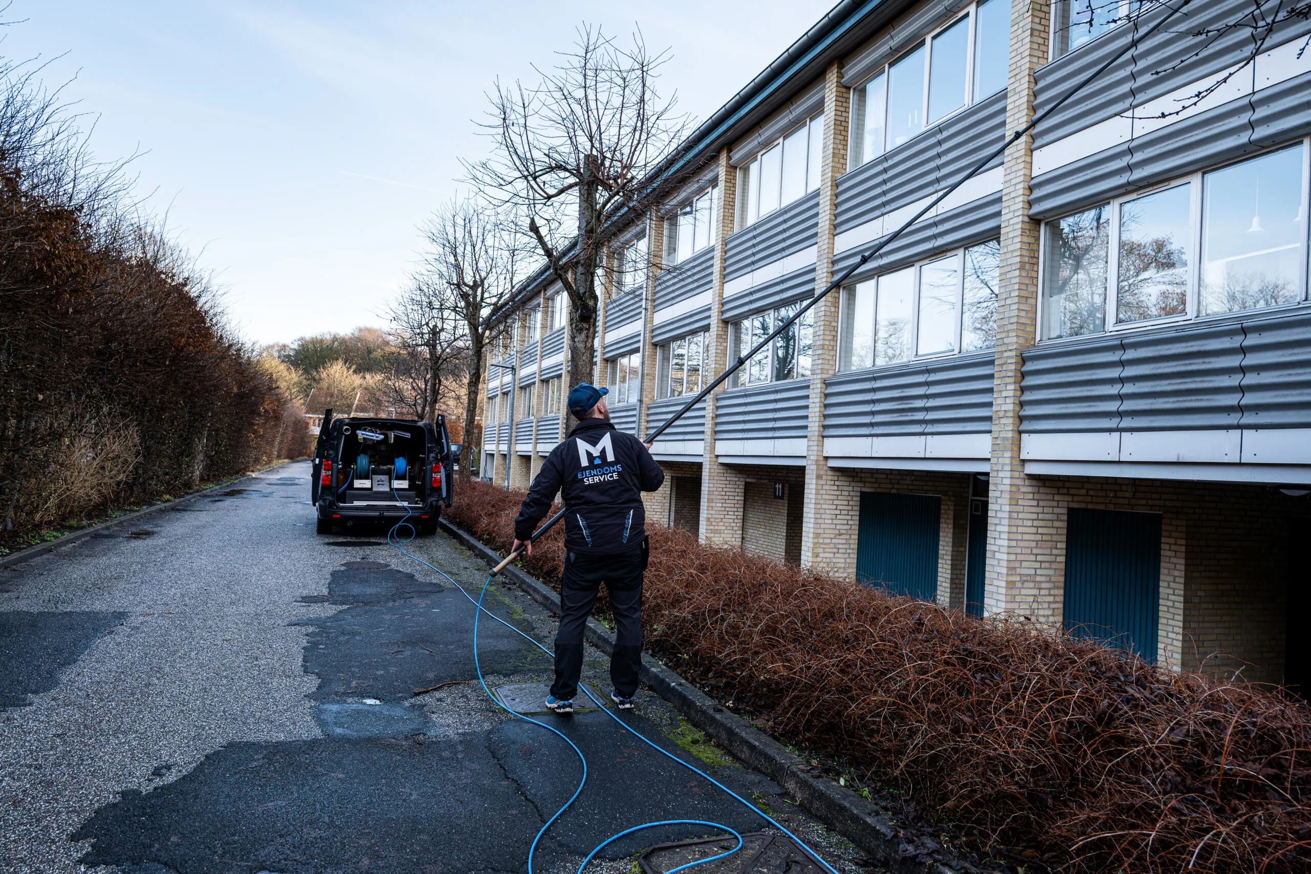 Vinduespudsning udført af M.H. Ejendomsservice