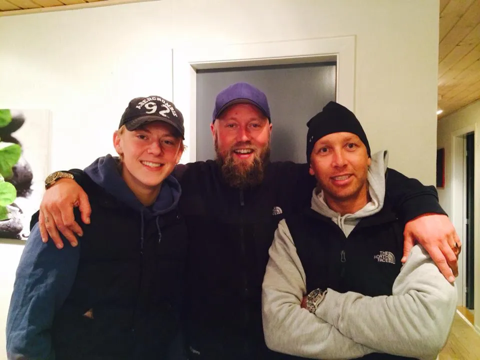 Marcus Hein med kolleger tidligt i karrieren